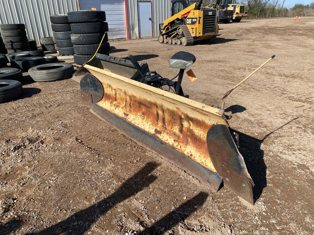 MD II Truck Mount Snowplow with Mounting Frame and Side Wings