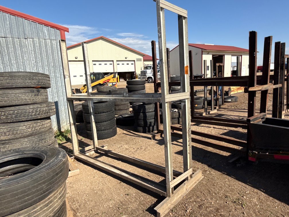 Shop Made Aluminum Tire Rack