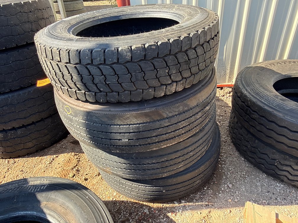 (4) Commercial Truck Tires