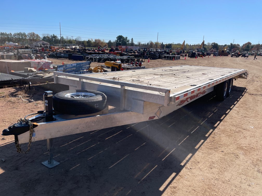 2025 Wolverine 29' Aluminum Deckover Equipment Trailer (Has WI Title)
