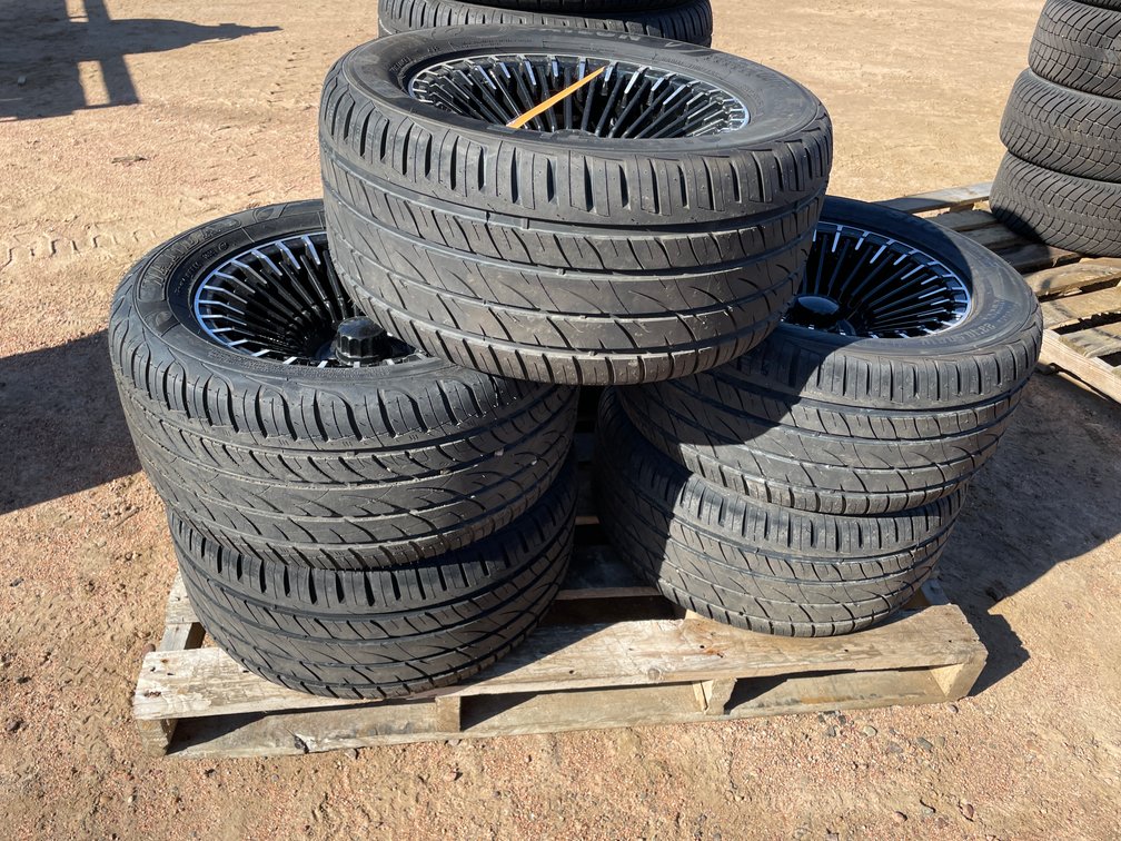 (5) Radial Street Tires for Golf Cart on Rims