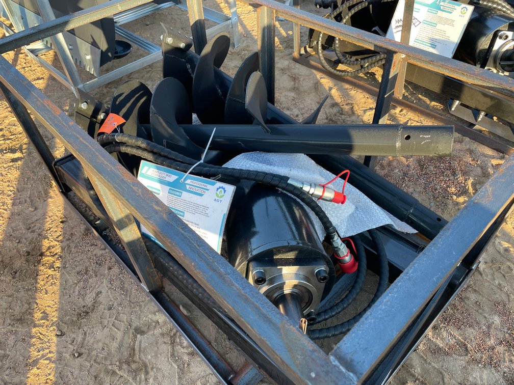 Mower King SSECAG-Y Skid Steer Auger with Bits