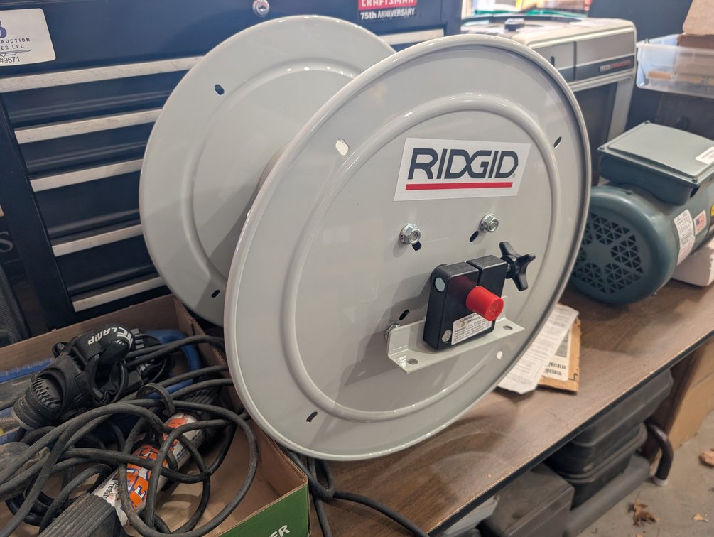 New Ridgid Jetter Hose Reel