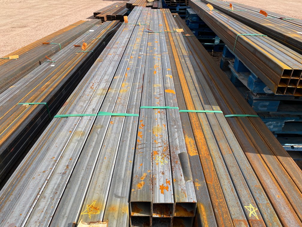 (9) 3" x 3" Steel Tube