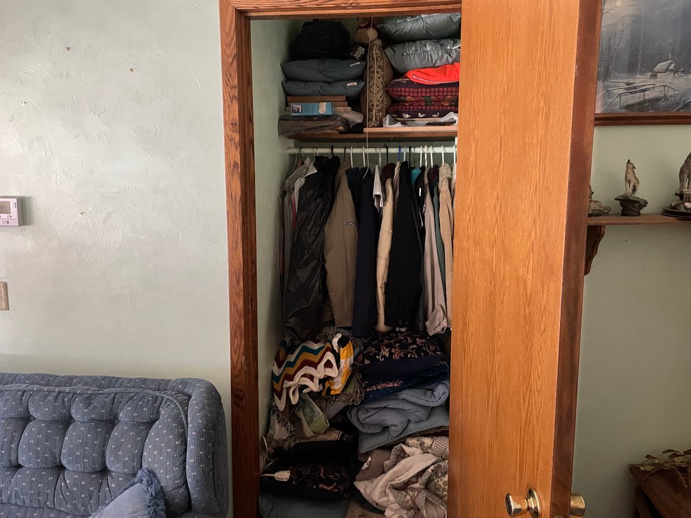 Living Room Closet Contents