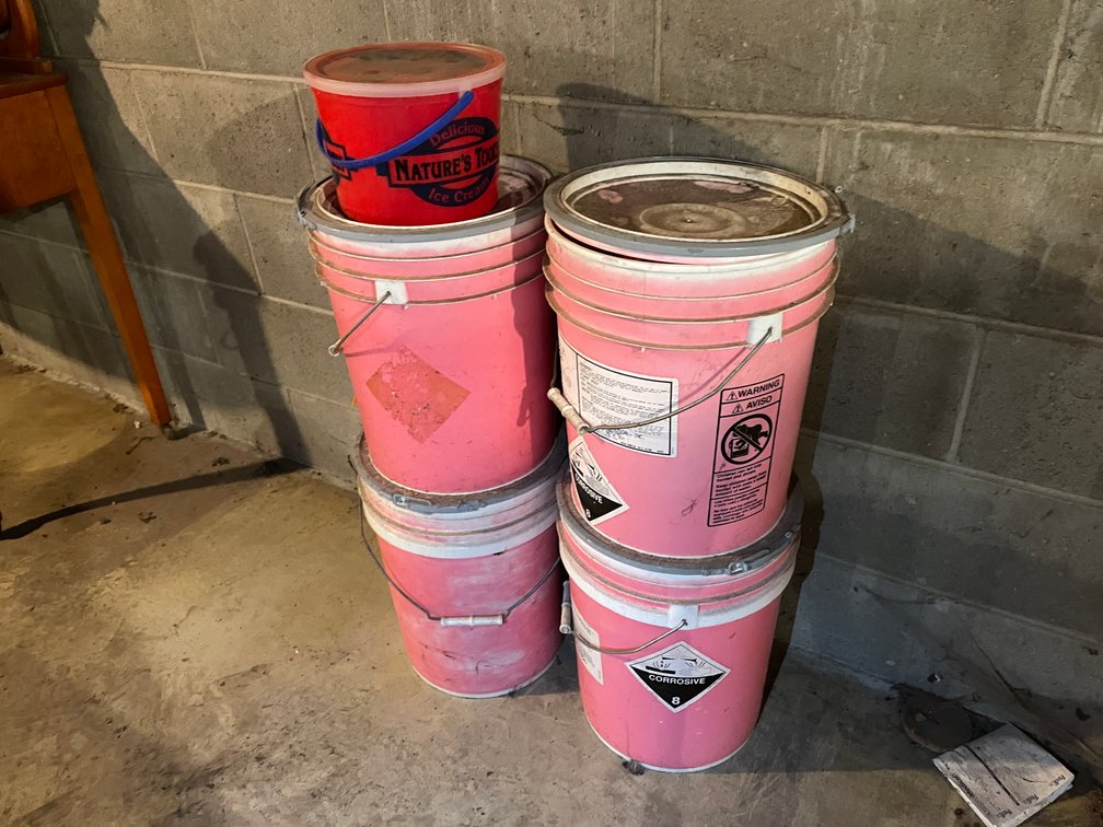 (4) 5-Gallon Buckets of C and H Chemicals Inc 23D