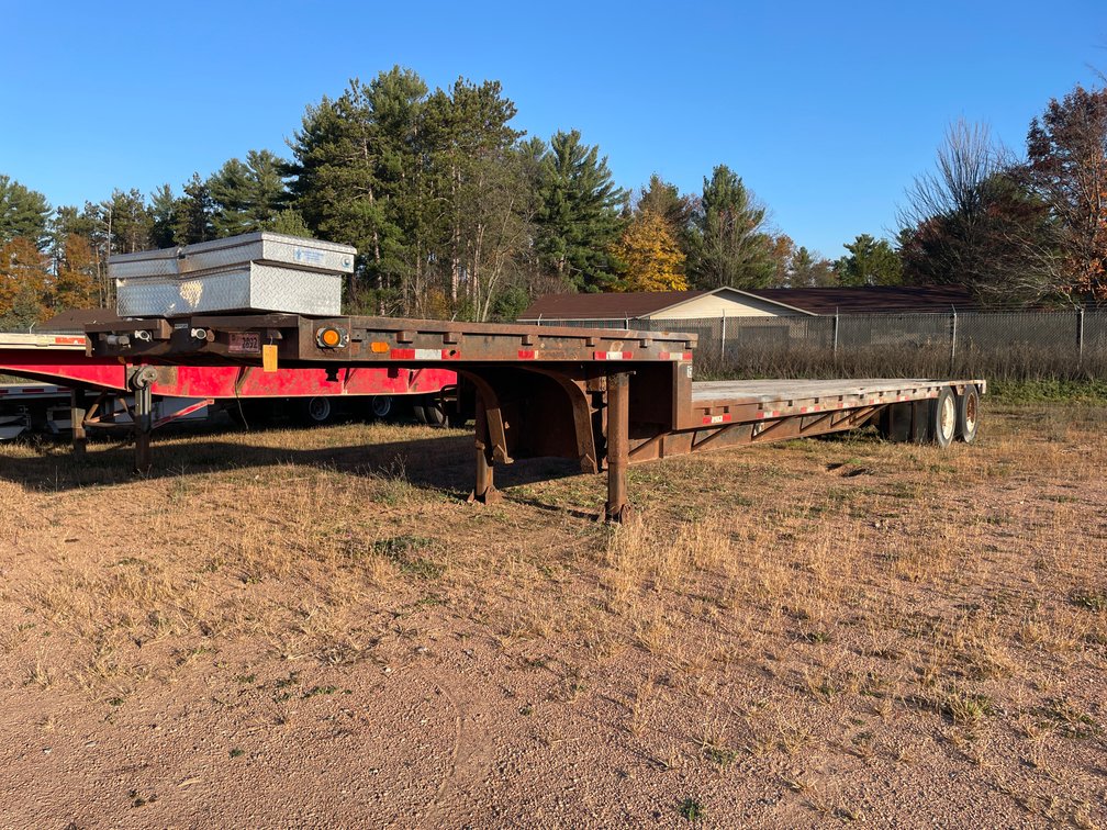 1986 Great Dane 40' Step Deck Semi Trailer (Has WI Title)