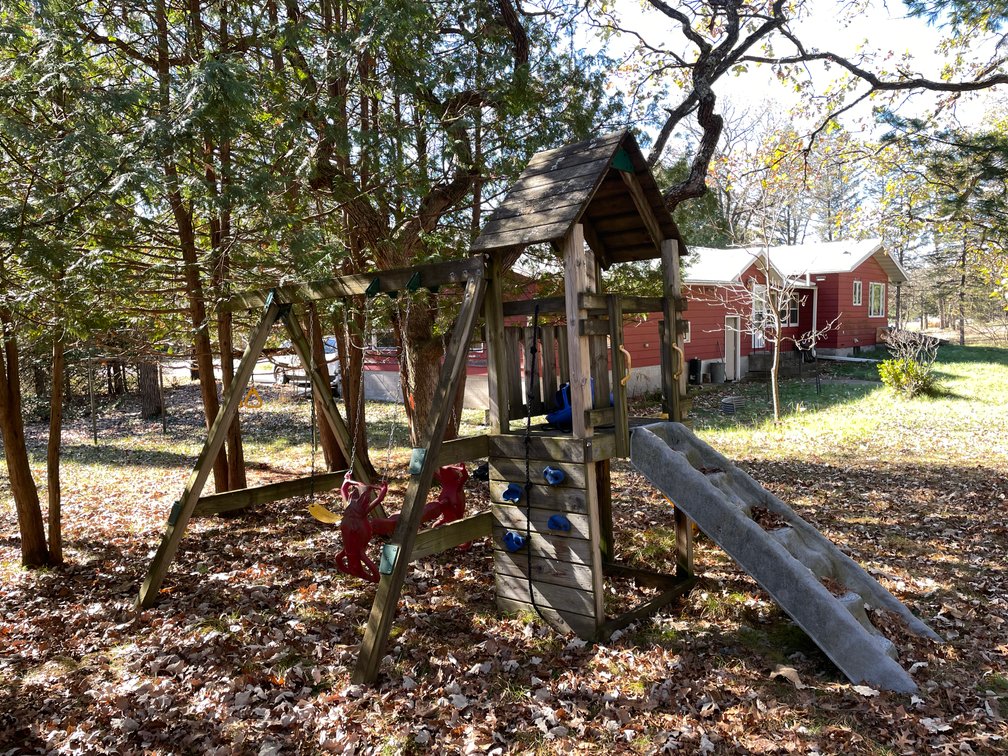Playstar Wooden Swing Set
