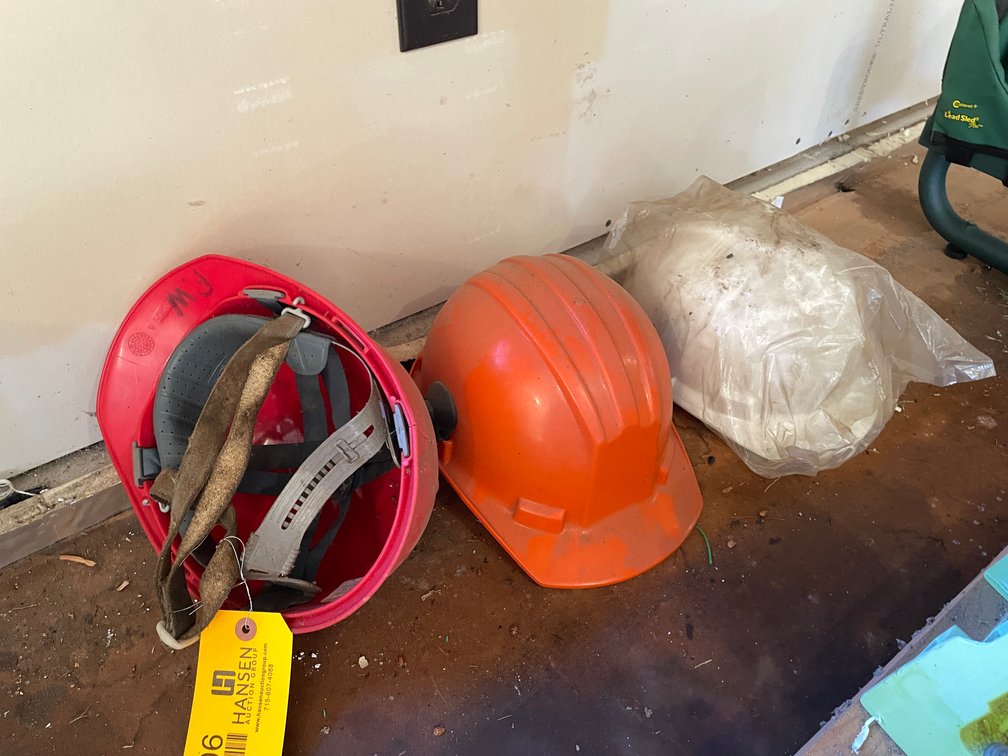 (3) Plastic Hard Hats