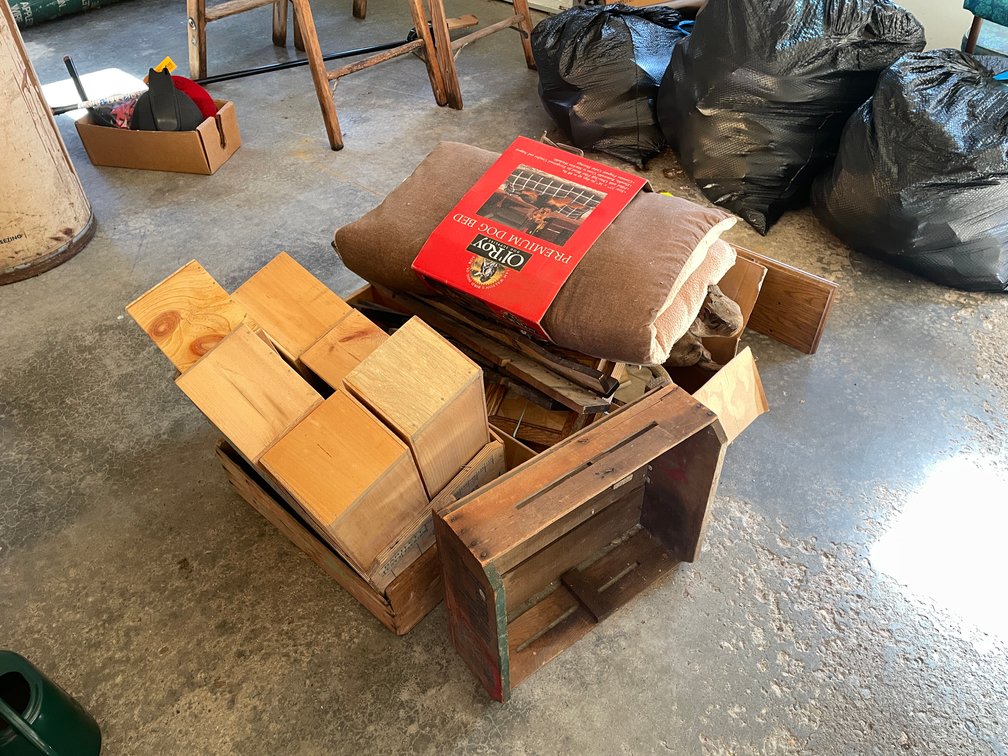 Assortment of Decorative Shelves and Wooden Boxes