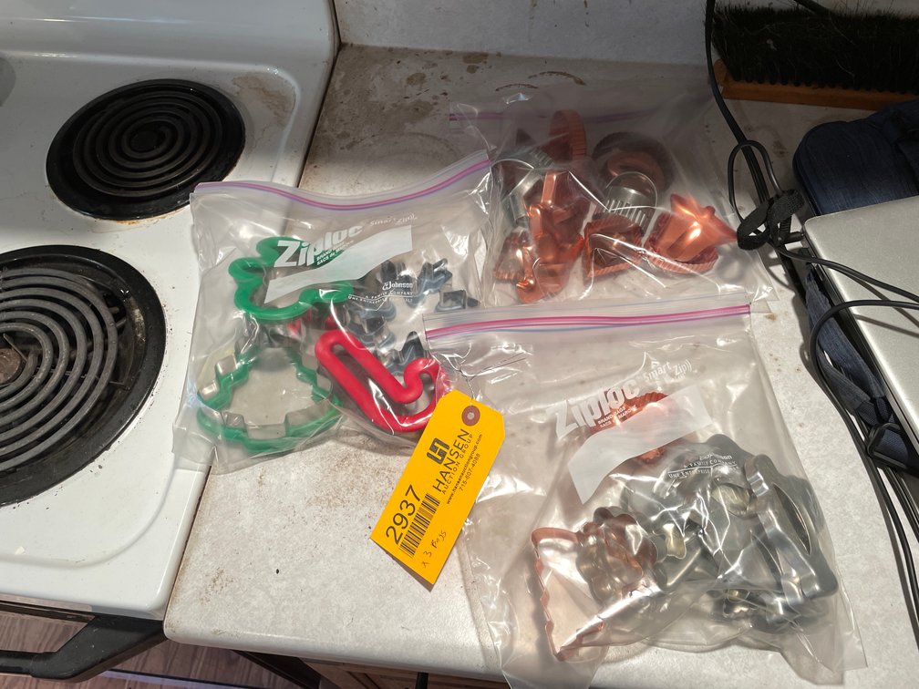 (3) Bags of Christmas Cookie Cutters