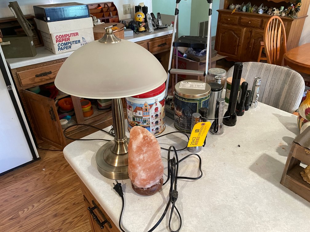 Lamps, Flashlights, Decorative Tins and More