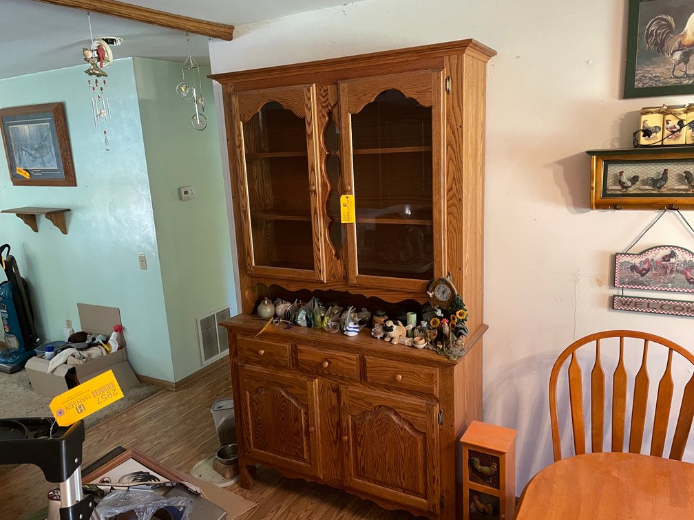 Large China Hutch Display Cabinet