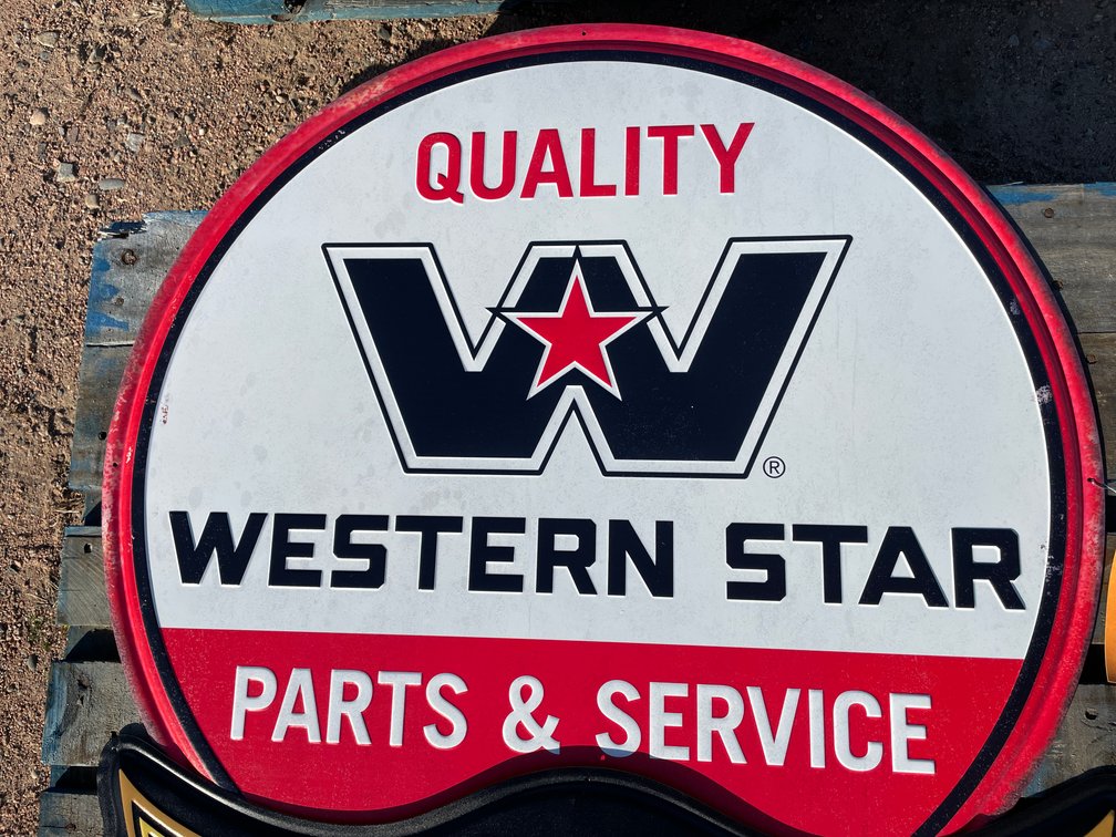 Western Star Parts & Service Metal Sign