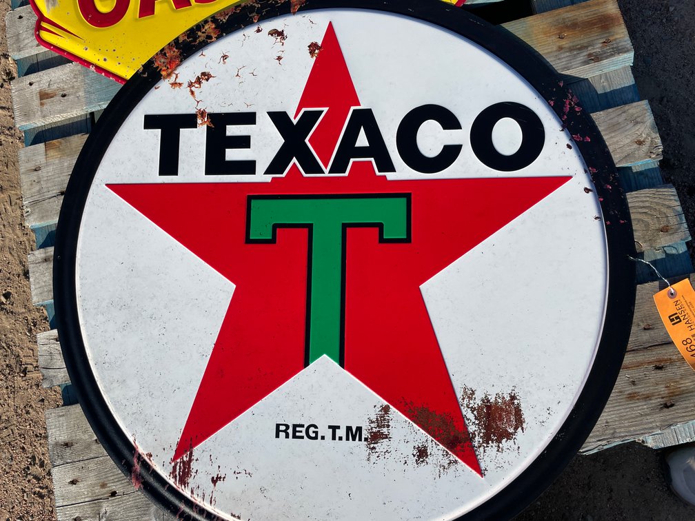 Texaco Metal Sign