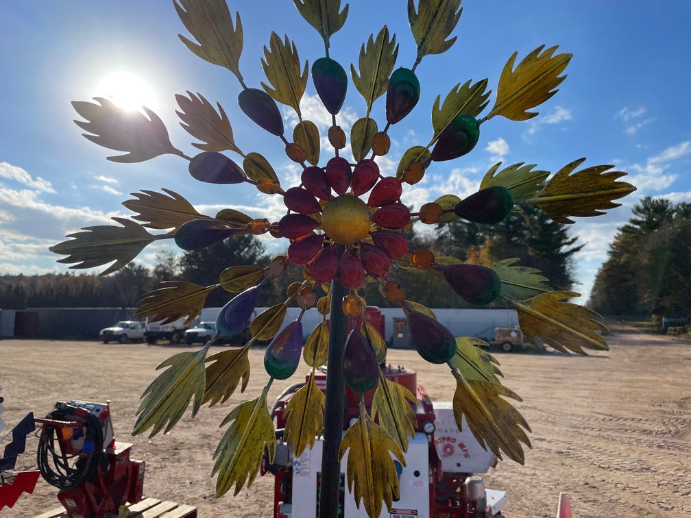 Double Colorful Wind Spinner