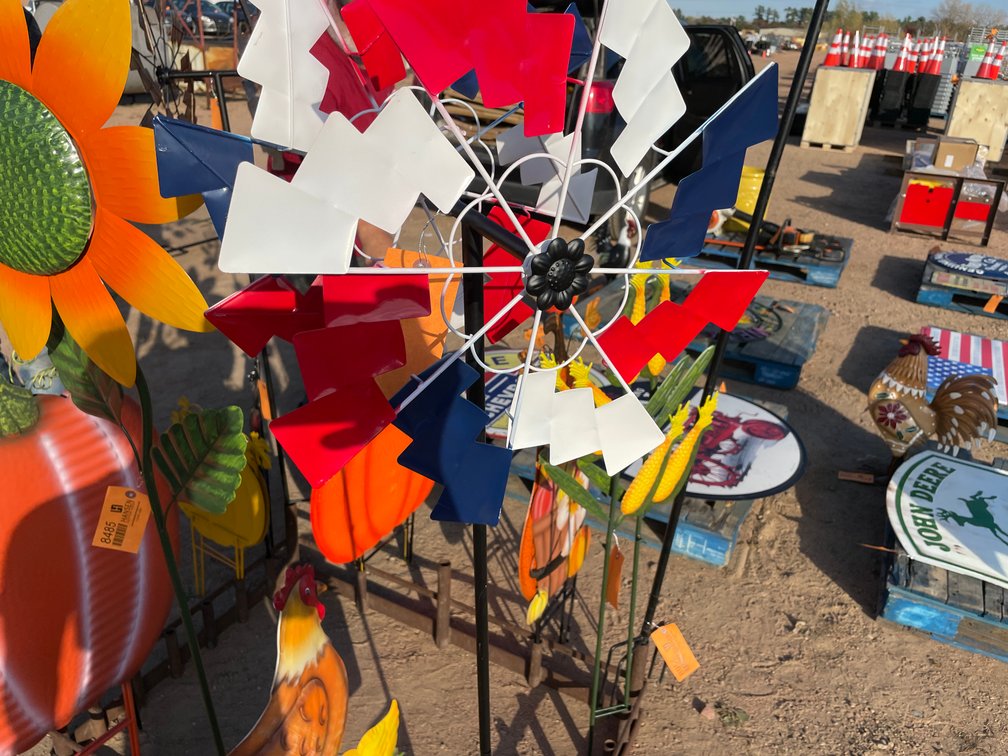 Double Sided Windspinner on Stand
