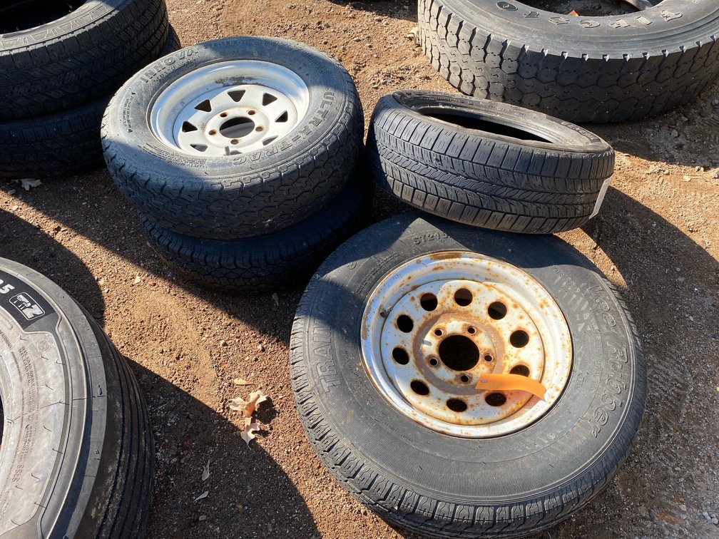 (4) Trailer and Automotive Tires