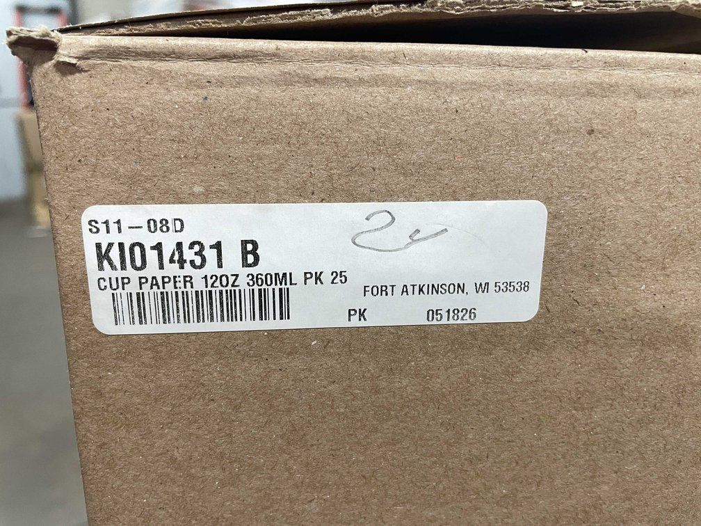 (2) Boxes of Paper Cups (CW)