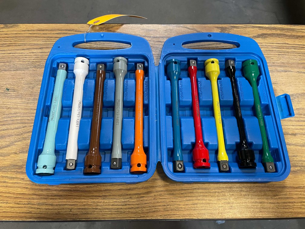 Pittsburgh 1/2" Auto Torque Limiting Extension Bar Set (PR12)