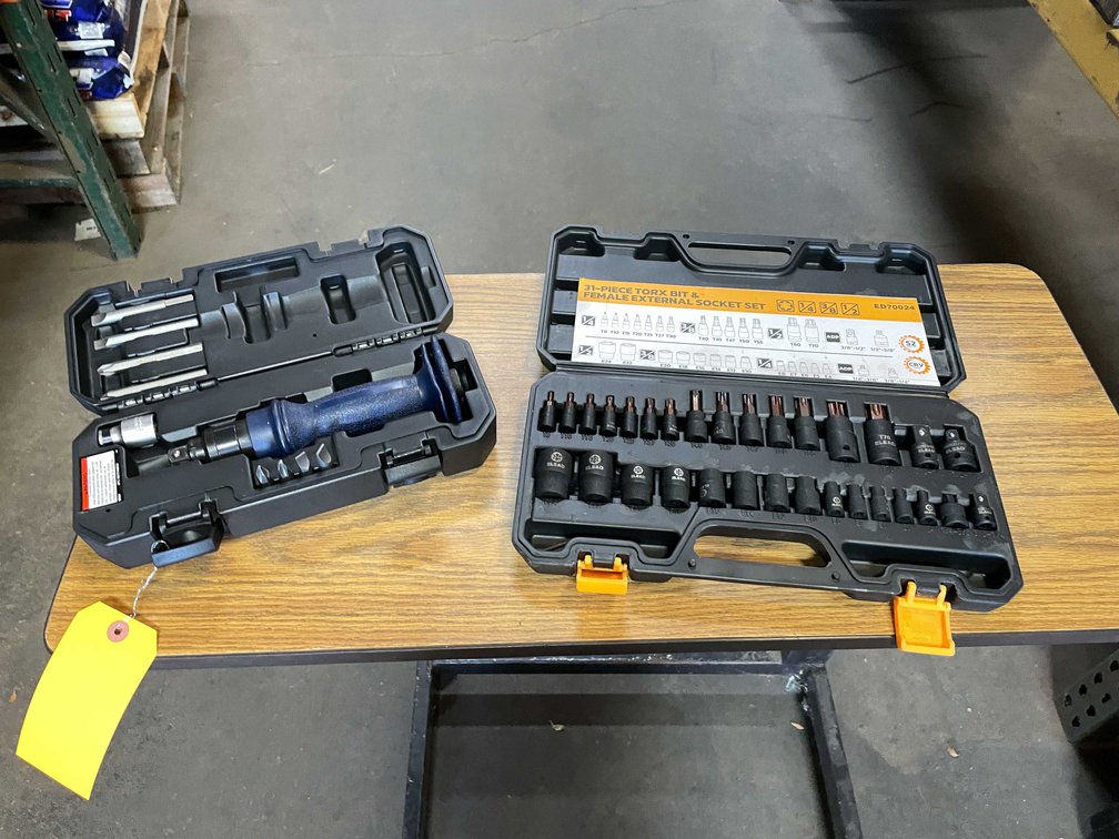 Quinn Impact Screwdriver Set and Eload Torx Bit Set (PR12)