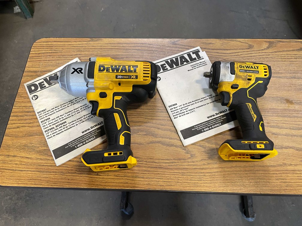 DeWalt 3/8" Impact Wrench and 1/2" Impact Driver (PR12)