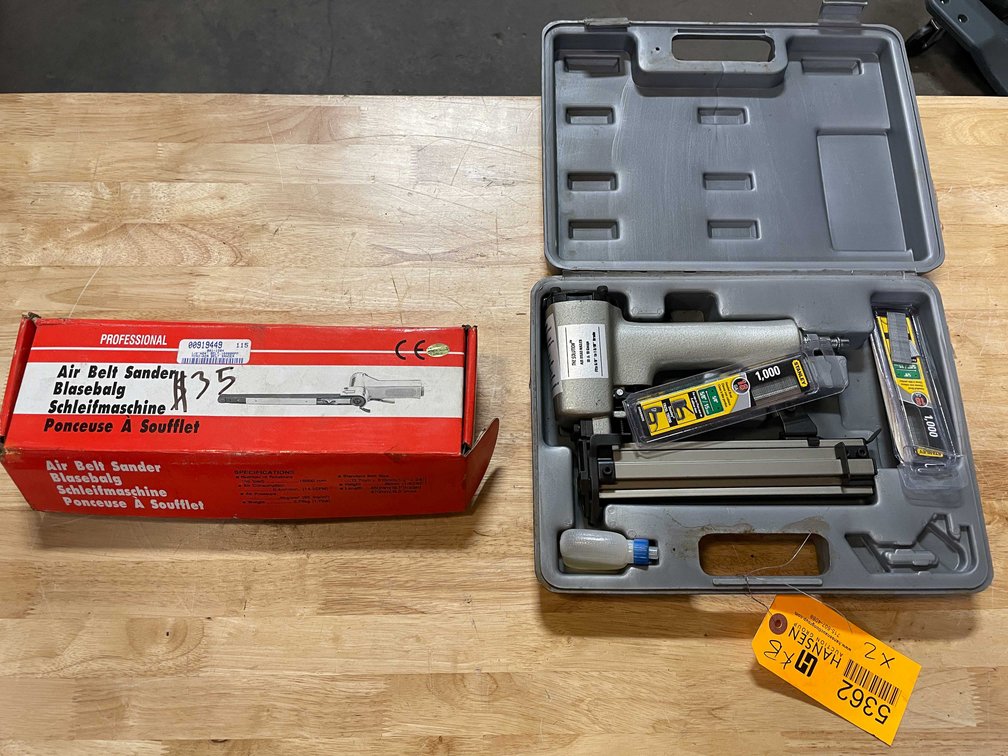 Pneumatic Greaser, Nailer and Belt Sander (PR13)