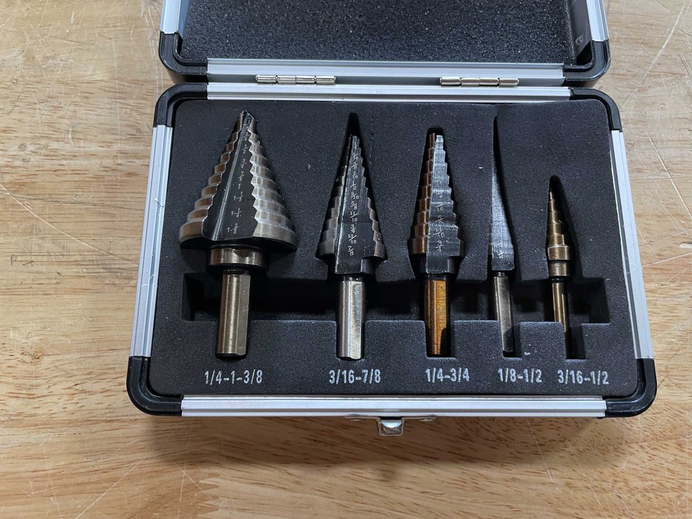 Step Drill Set in Metal Case (PR10)
