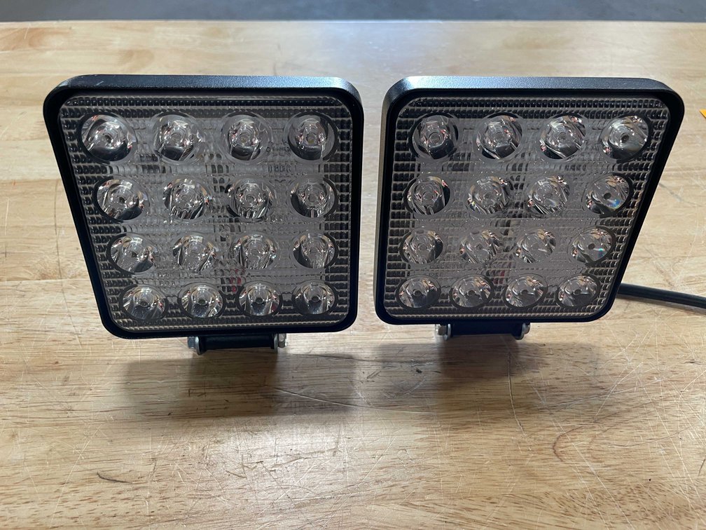 4" Square 12V LED Worklights (PR10)