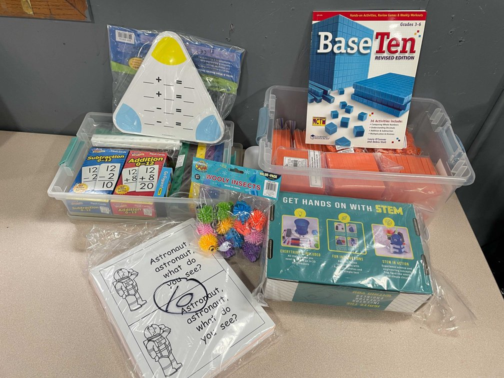 Math Learning Items (T2)