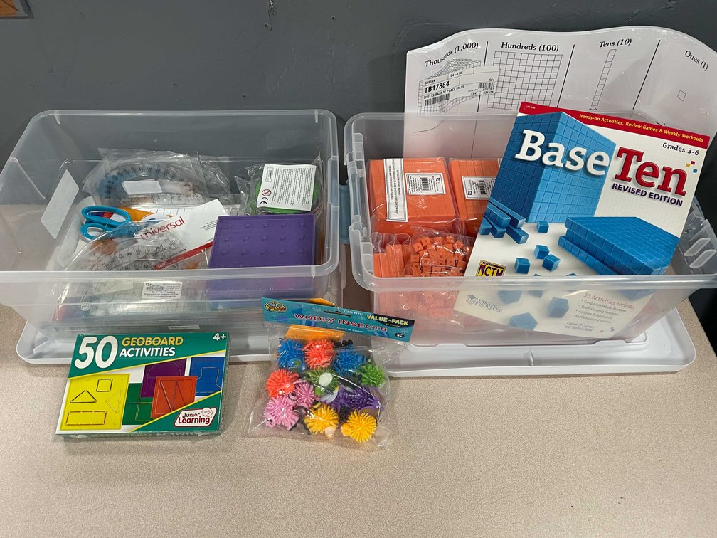 Math Learning Items (T2)