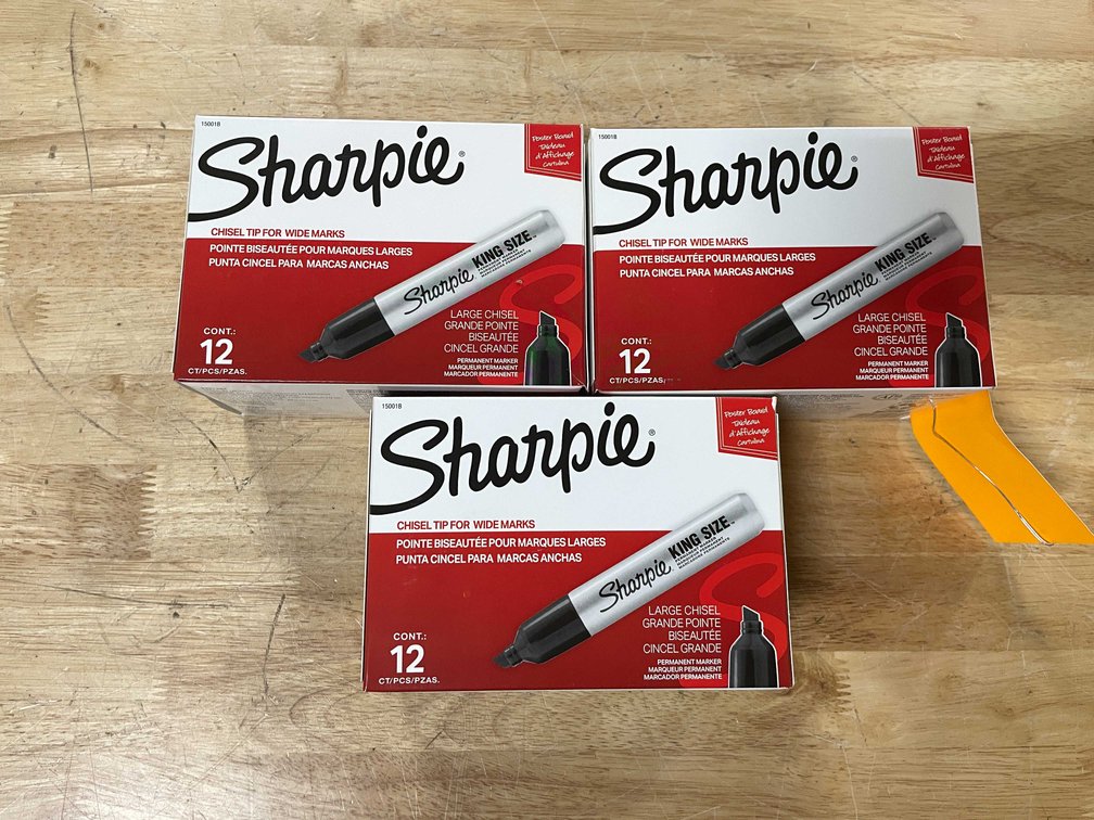 (3) Boxes of King Size Sharpie Markers (PR7)