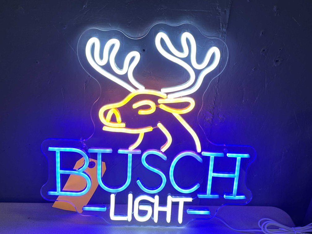 Busch Light Buck Deer LED Neon Style Sign (T6)