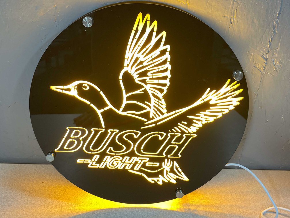 Busch Light Duck LED Neon Style Sign (T6)