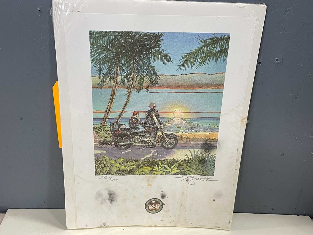 Paul Smith 1995 Harley Owners Group Hog Annual Rally Print (T4)