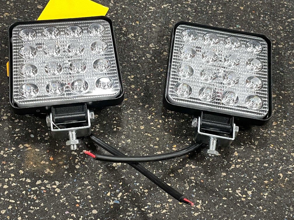 4" Square 12V LED Worklights (PR10)