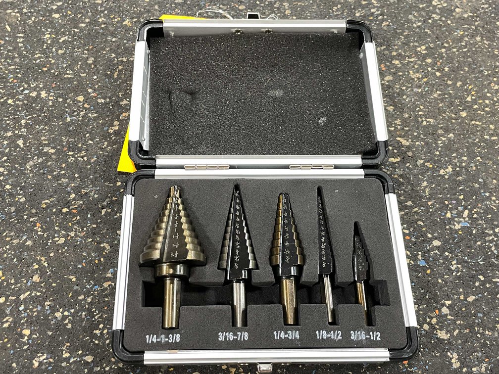 Step Drill Set in Metal Case (PR10)