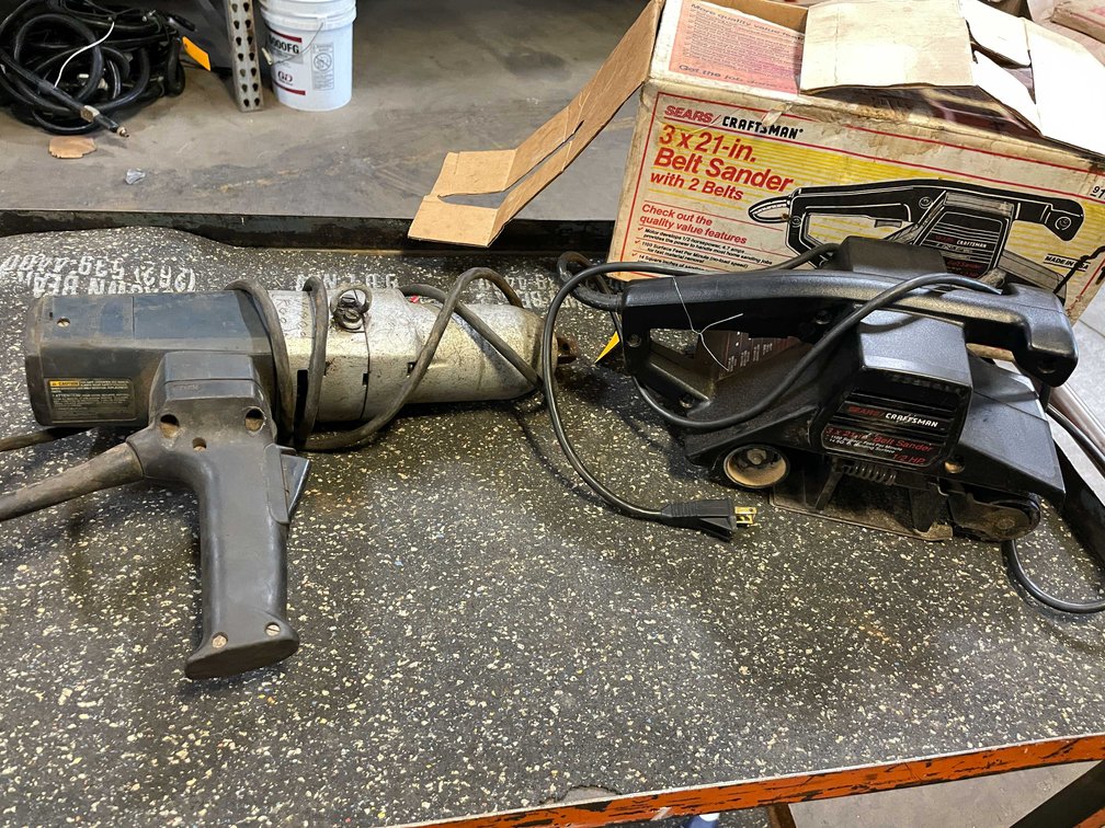 3/4" Electric Impact Wrench and Craftsman Belt Sander (PR13)