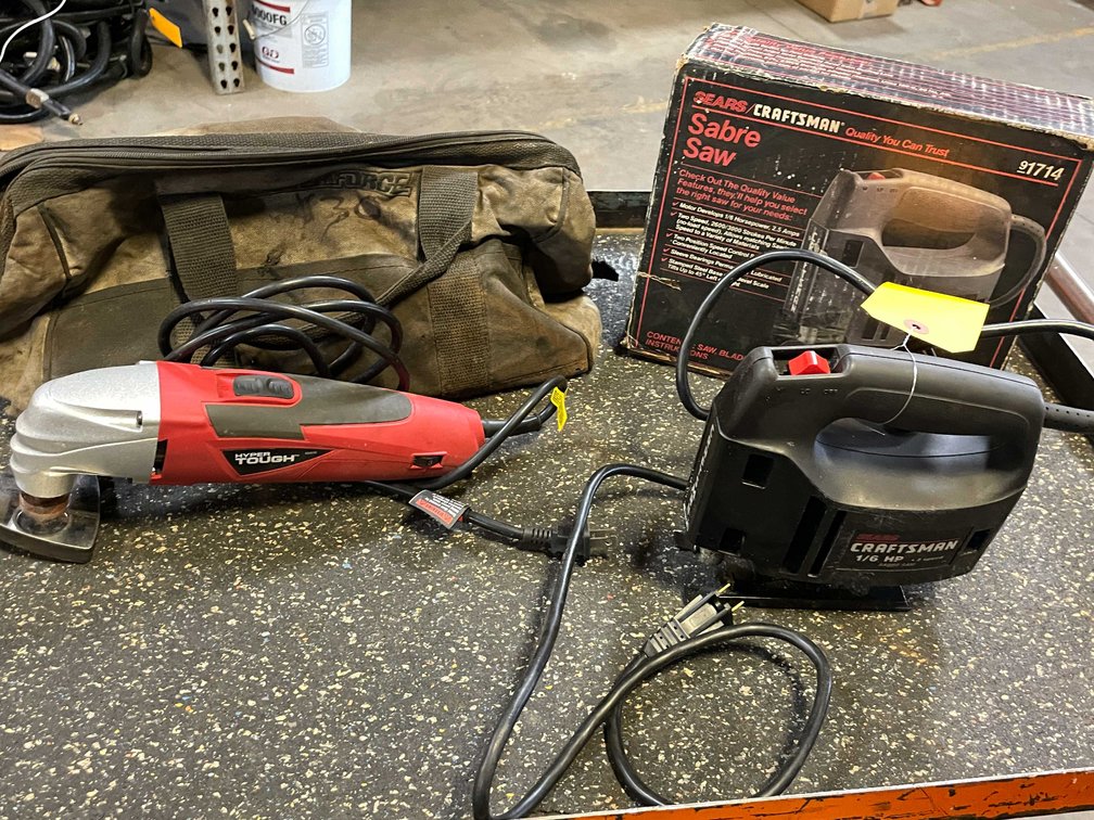 Hyper Tough Sander and Craftsman Saber Saw (PR13)