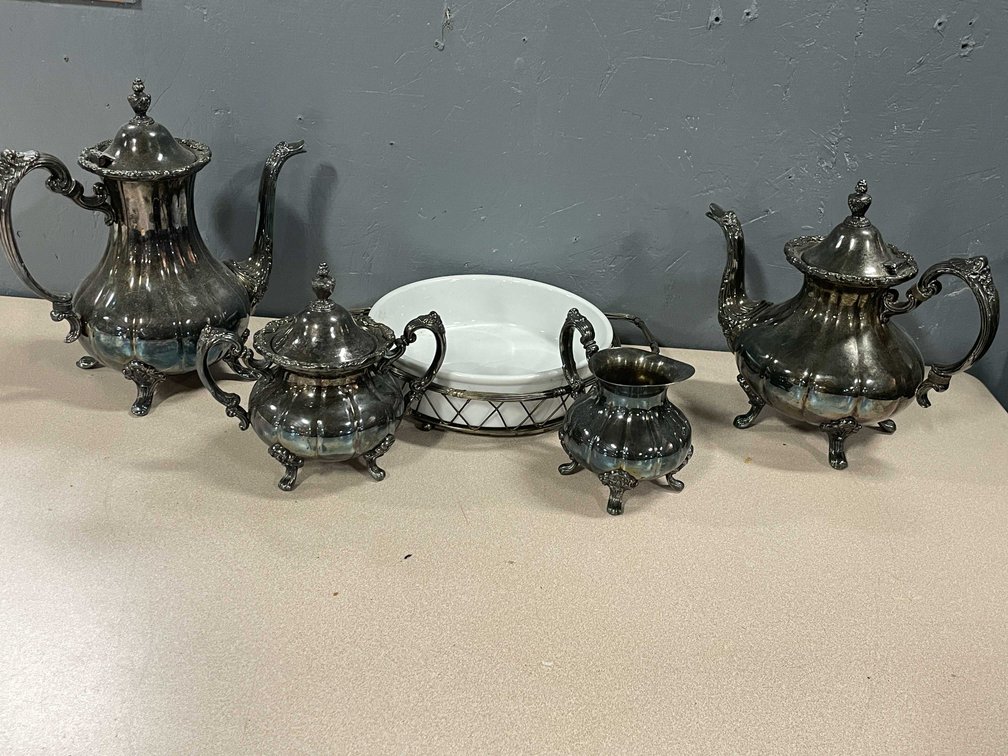 Vintage Silver Tea Set (T4)