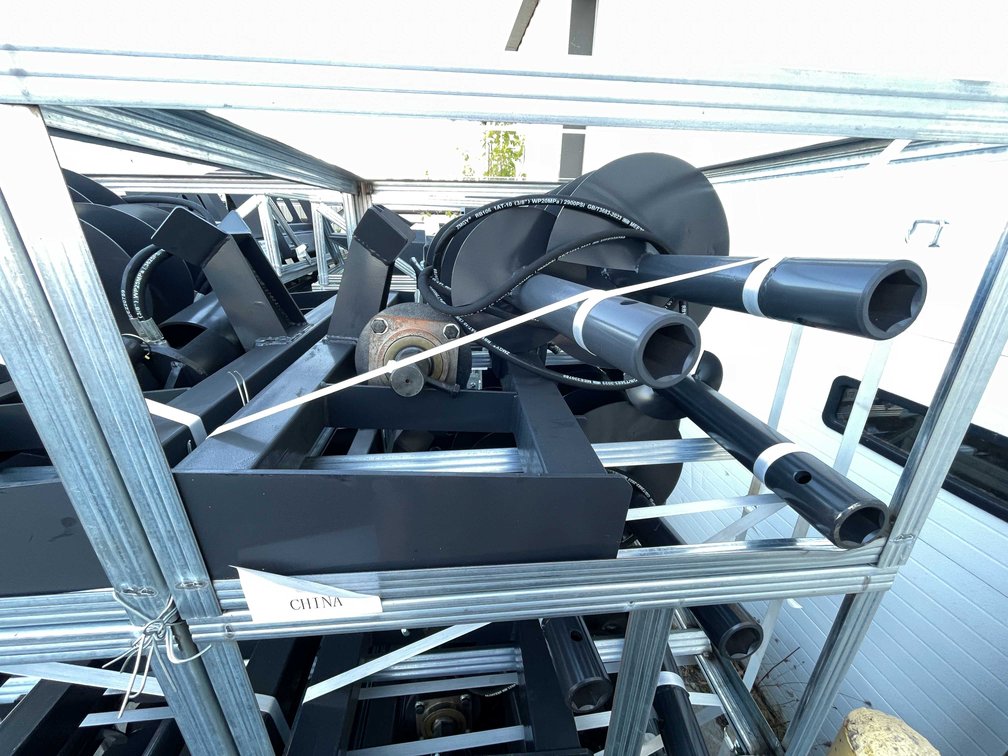 2026 JCT Skid Steer Hydraulic Auger Drive and Bits (02)