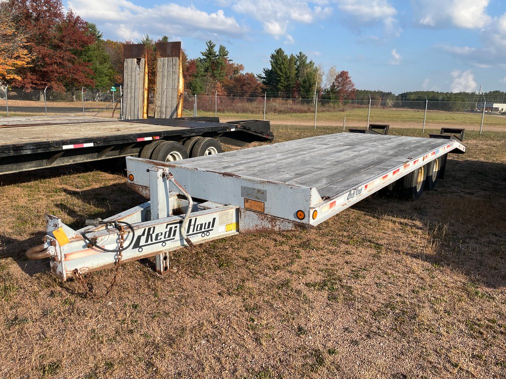 1995 Redi Haul R25' Deckover Dovetail Trailer (Has WI Title)