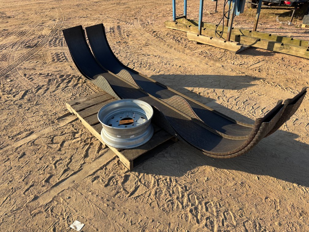 (2) Sets of Tri Axle Fenders and Rims
