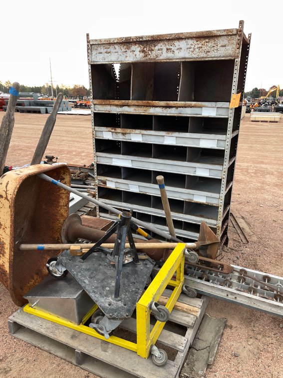 Contents of Pallet and Shelves
