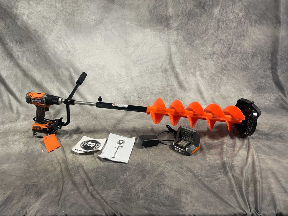 Ridgid Ice Drill Setup (T6)