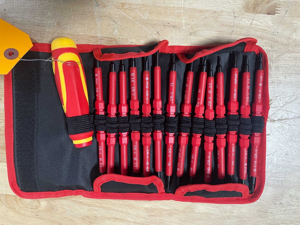 Insulated Electrician Screwdriver Set (CW)