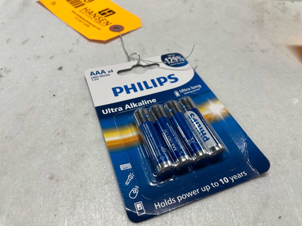 Phillips AAA Batteries (T2)