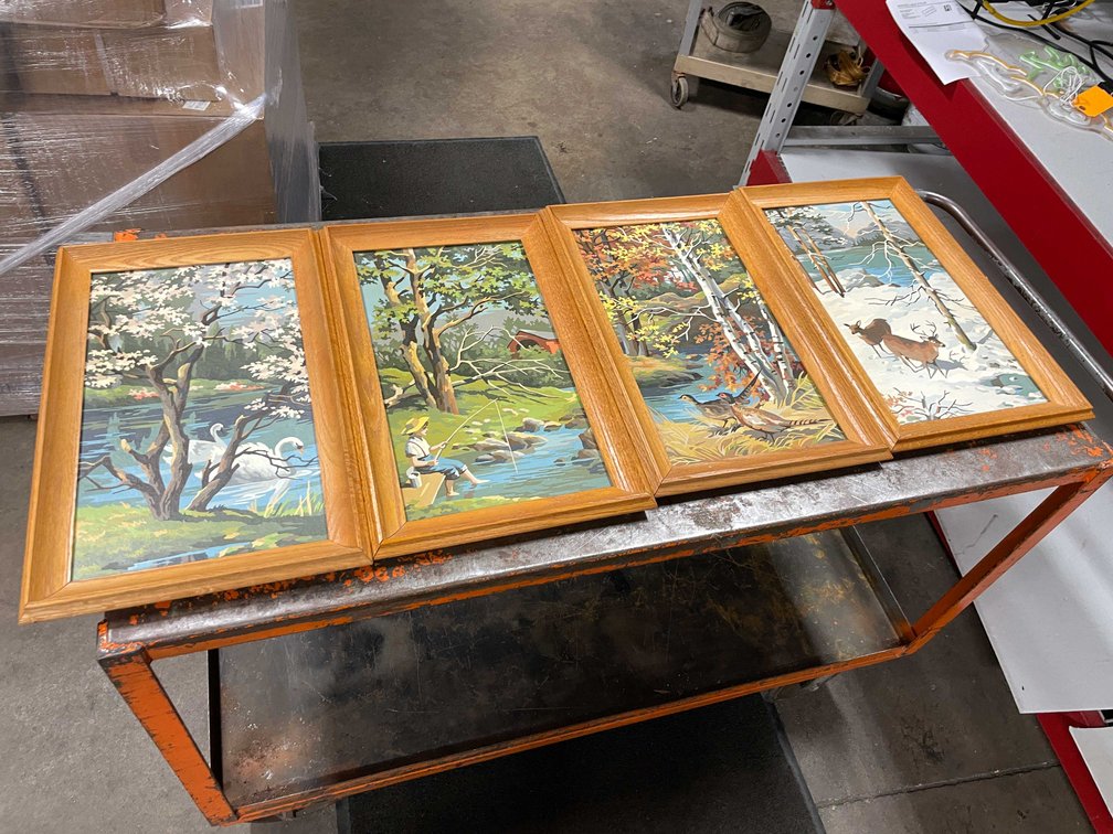 Mid Century Modern Four Seasons Pictures (T1)