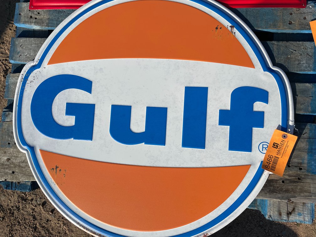 Gulf Metal Sign