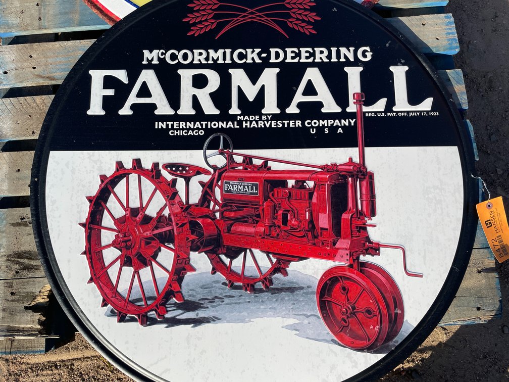 Farmall Metal Sign